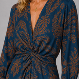 Midnight Bloom Jurk