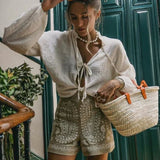 Maaike | Bohemian gehaakte short