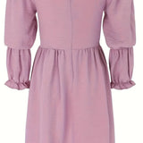 Junia | Off-shoulder jurk met ruches en elegante pasvorm