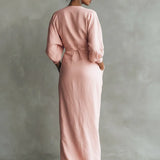 Lorena Vestido Maxi con Escote en V
