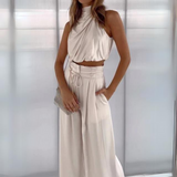 Romée | Tweedelige set met top en broek voor een elegante uitstraling