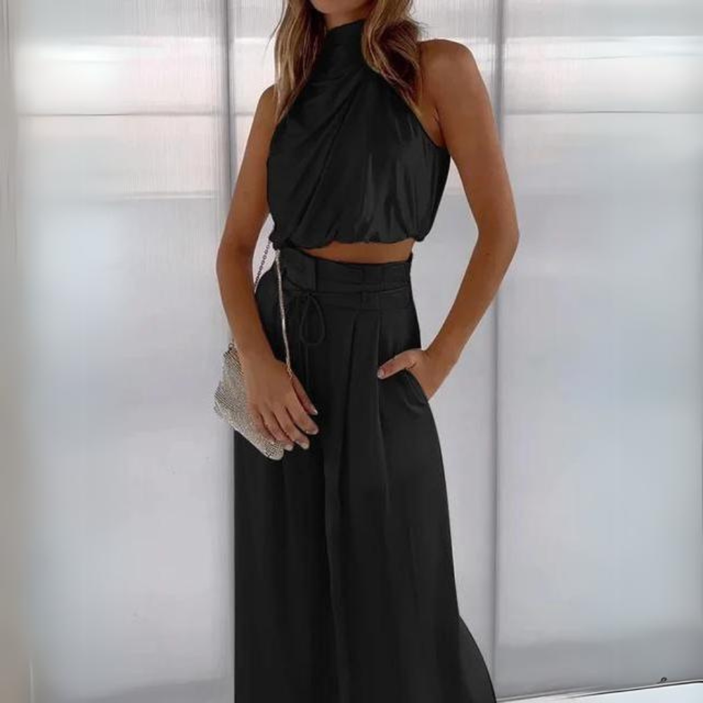 Romée | Tweedelige set met top en broek voor een elegante uitstraling