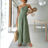 Binthe | Jumpsuit met schouderbandjes en elegante pasvorm