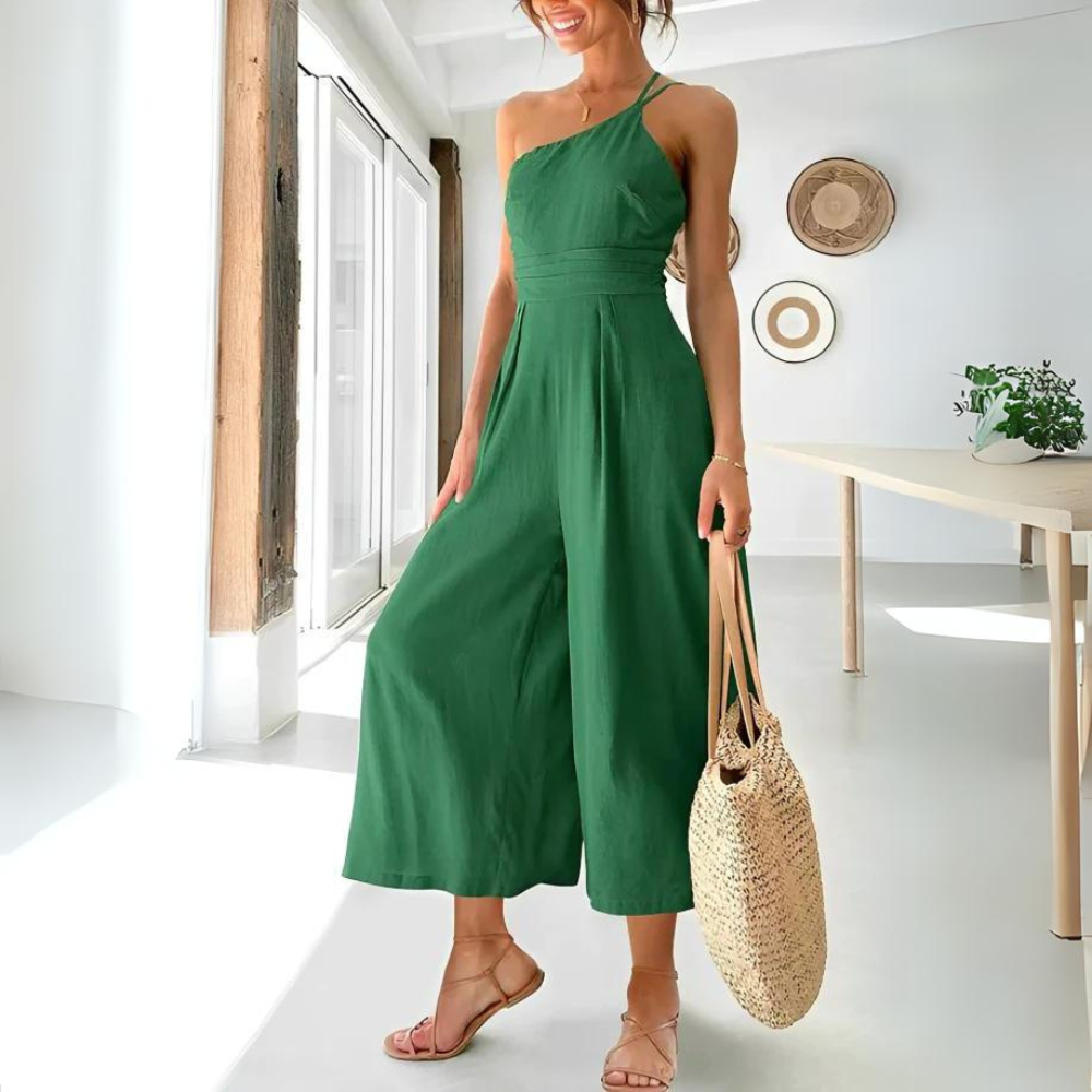 Binthe | Jumpsuit met schouderbandjes en elegante pasvorm