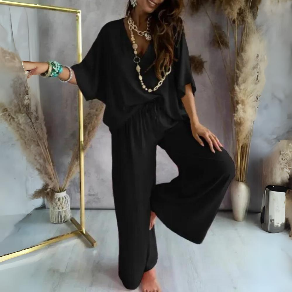Maja | Comfortabele set met broek en shirt voor dagelijks gebruik