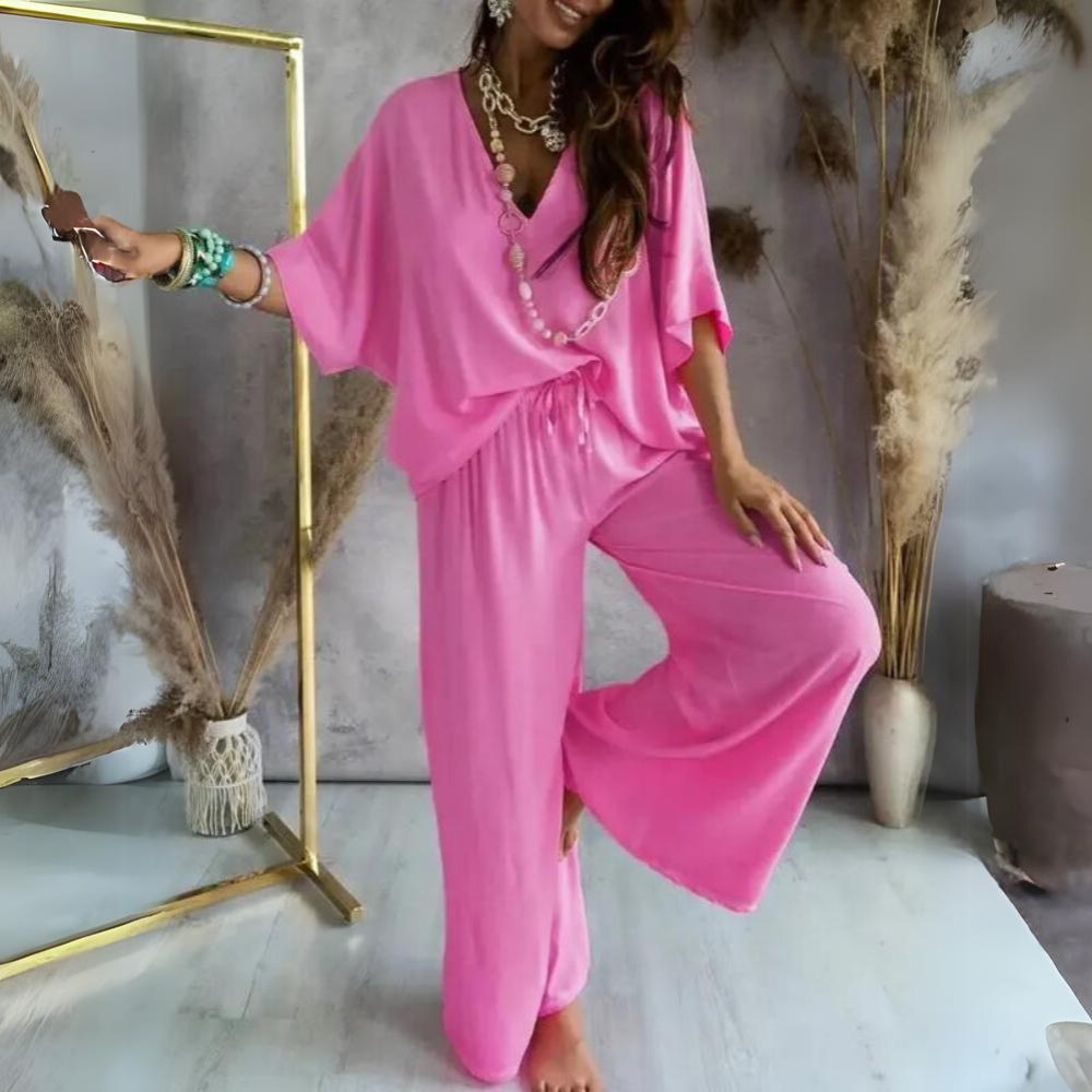 Maja | Comfortabele set met broek en shirt voor dagelijks gebruik