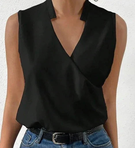 Carolina | Blouse met strakke lijnen en veelzijdige pasvorm voor elke gelegenheid