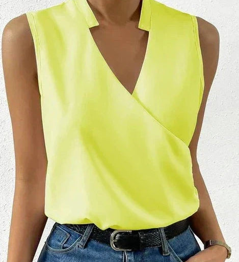 Carolina | Blouse met strakke lijnen en veelzijdige pasvorm voor elke gelegenheid