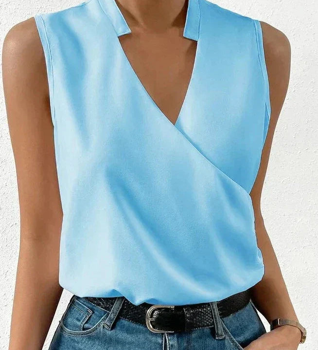 Carolina | Blouse met strakke lijnen en veelzijdige pasvorm voor elke gelegenheid