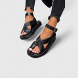 Elegante sandalen met dempend voetbed en verstelbare bandjes