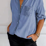 Katalina | Top met glitterpailletten voor een stijlvolle casual look