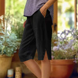 Esther | Comfort bermuda met details