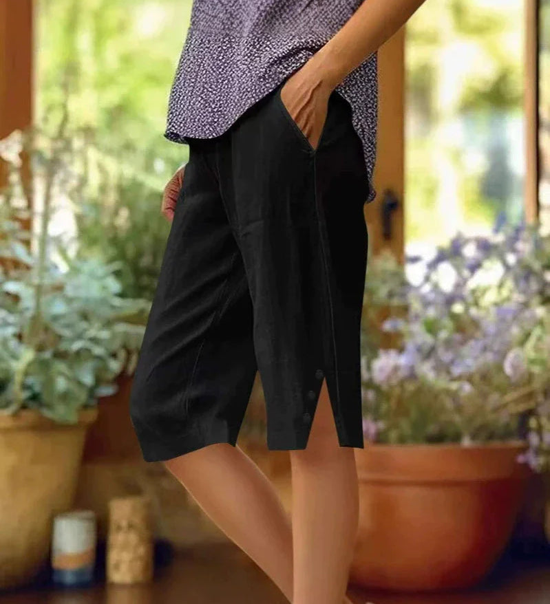 Esther | Comfort bermuda met details
