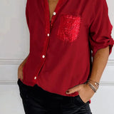 Katalina | Top met glitterpailletten voor een stijlvolle casual look