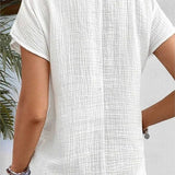 Selma | Blouse met kraag en knoopsluiting voor casual chic