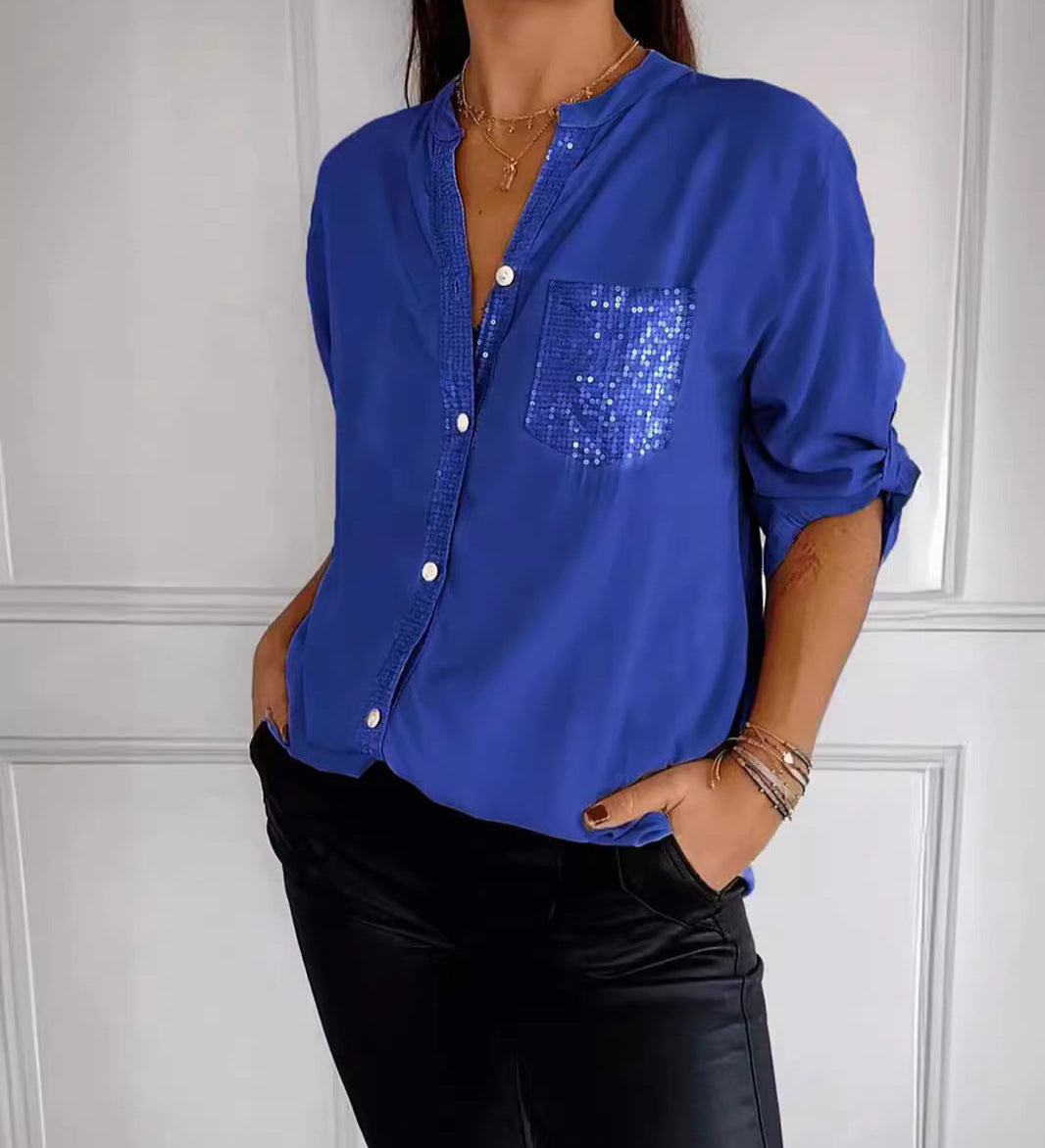 Katalina | Top met glitterpailletten voor een stijlvolle casual look