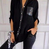 Katalina | Top met glitterpailletten voor een stijlvolle casual look