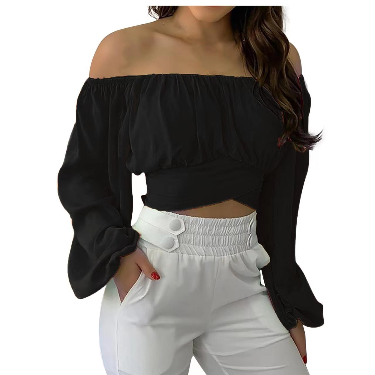 Benthe | Off-shoulder top met elegante pasvorm voor elke gelegenheid