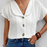 Selma | Blouse met kraag en knoopsluiting voor casual chic