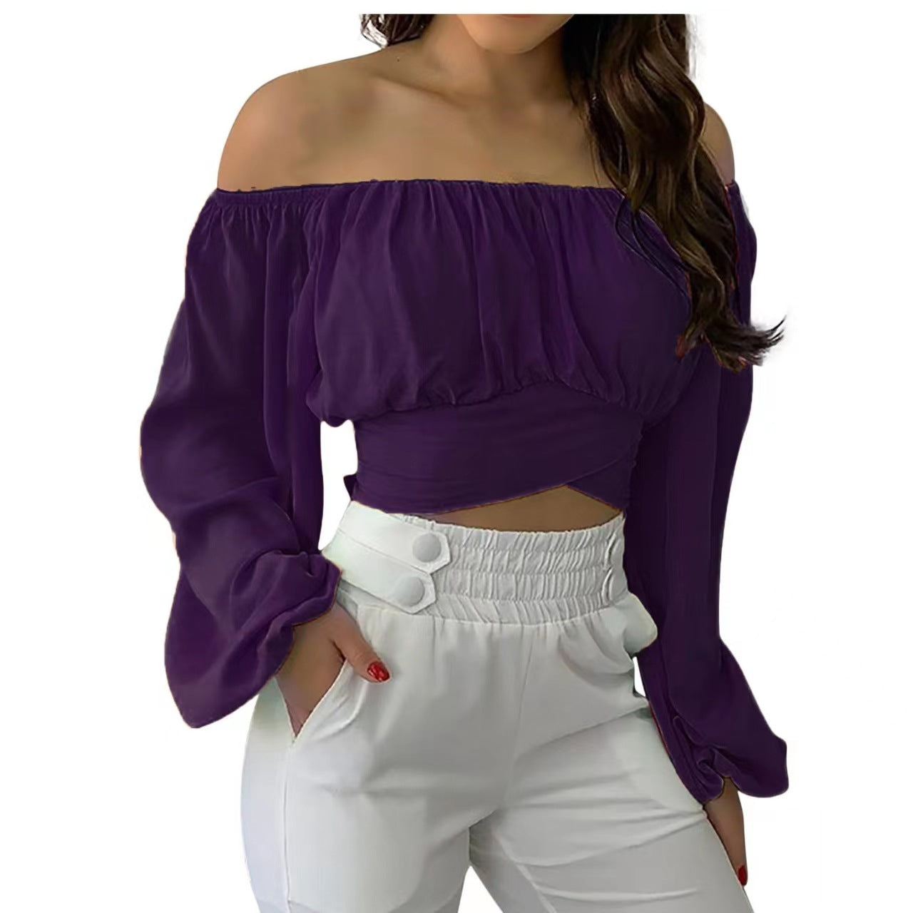Benthe | Off-shoulder top met elegante pasvorm voor elke gelegenheid