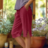 Esther | Comfort bermuda met details