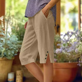 Esther | Comfort bermuda met details
