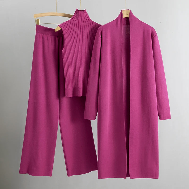 Roos | 3-delige Set met moeiteloze elegantie voor elke gelegenheid
