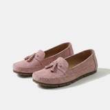 Claire | Comfortabele Suède Loafers met Kwastjes