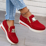 Orthopedische sneakers met brede teenruimte en voetboogondersteuning