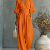 Leandra Mono Esencial con Escote en V