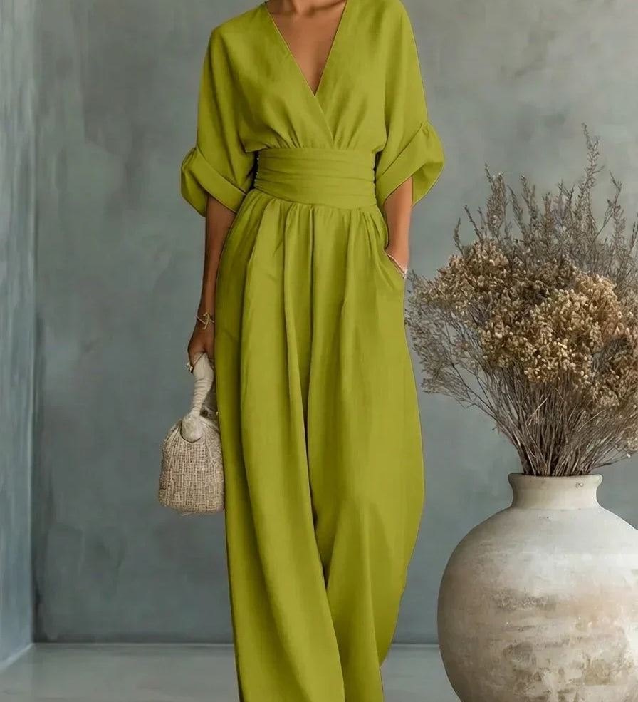 Leandra Mono Esencial con Escote en V