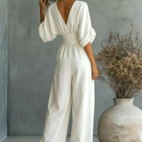 Leandra Mono Esencial con Escote en V