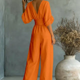 Leandra Mono Esencial con Escote en V