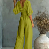 Leandra Mono Esencial con Escote en V