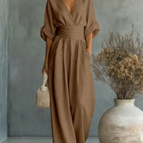 Leandra Mono Esencial con Escote en V