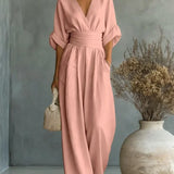 Leandra Mono Esencial con Escote en V