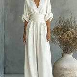 Leandra Mono Esencial con Escote en V