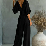 Leandra Mono Esencial con Escote en V