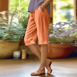 Zomershort met relaxte pasvorm voor casual elegantie