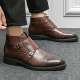 Laarzen met dubbele monnikstrap en elegante look