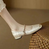 Bandschoenen met pareldetail en glanzende afwerking