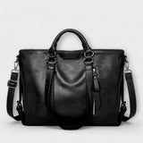 Leren Tote Bag met ruim design voor dagelijks gebruik