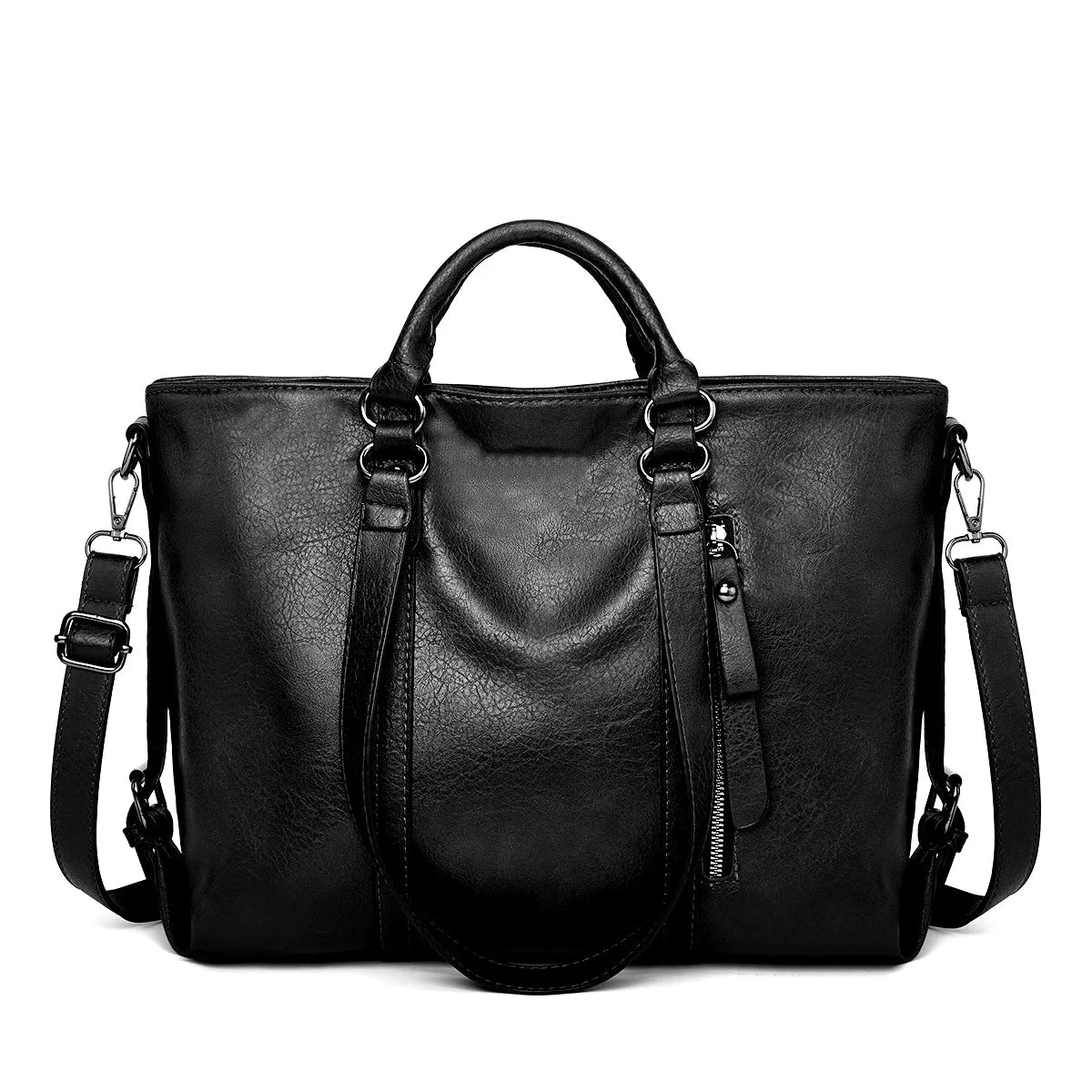 Karina | Ruime Kunstleren Tas met Tijdloze Elegantie en Praktische Indeling