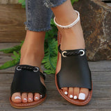 Gevlochten Sandalen met Boho Stijl en Zachte Instap