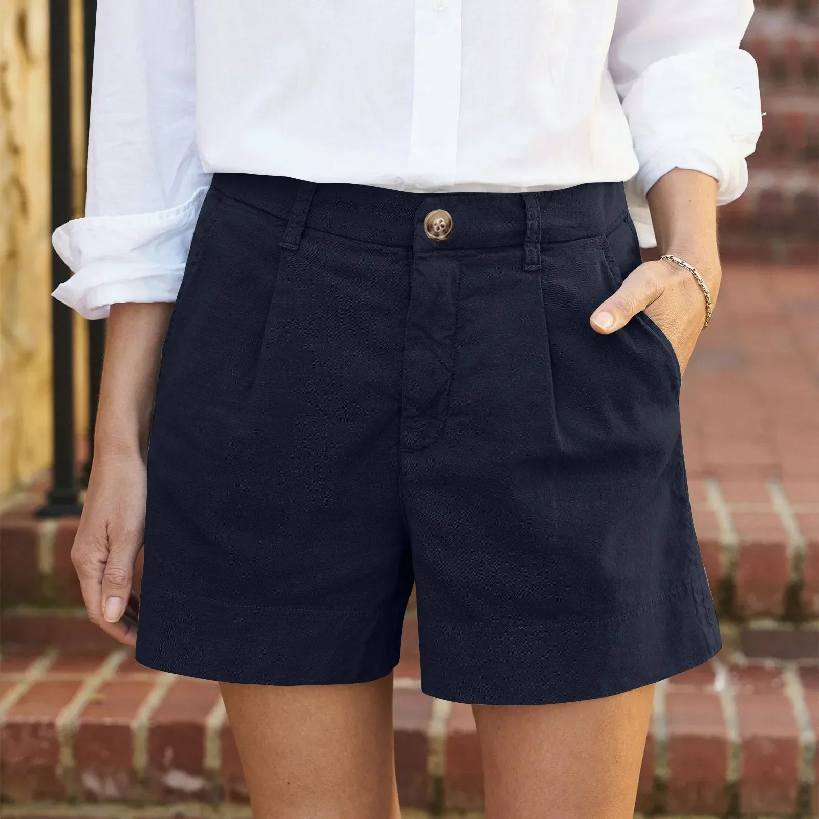 Wendy | Casual katoenen zomer short
