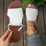 Gevlochten Sandalen met Boho Stijl en Zachte Instap