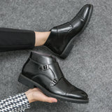 Laarzen met dubbele monnikstrap en elegante look