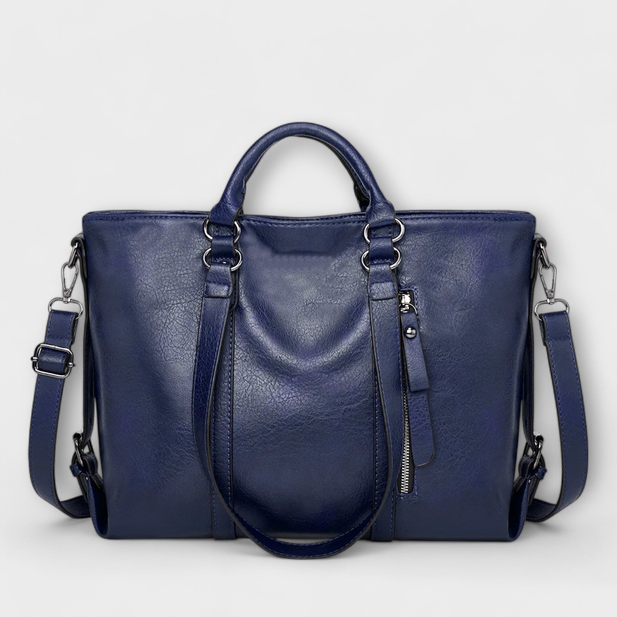 Leren Tote Bag met ruim design voor dagelijks gebruik
