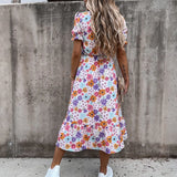 Lila | Zomerjurk met kleurrijk design en ademende stof