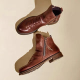 Chelsea Boots met cavallino-afwerking en tijdloze uitstraling